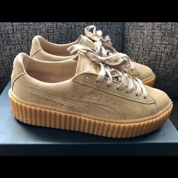 Fenty Puma Creepers By Rihanna Oatmeal Size 8 - Picture 2 of 8